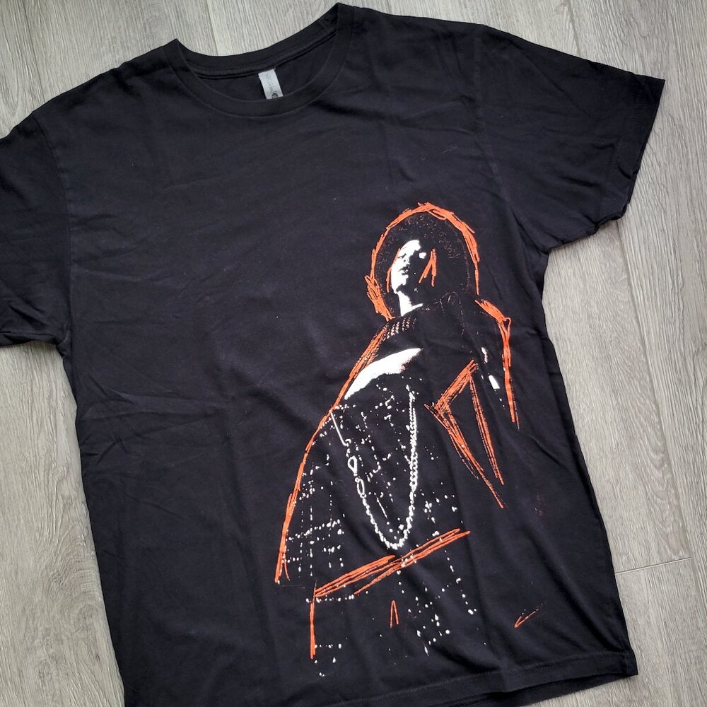 official Willow 2021 LIFE tour merch black t-shirt, size L